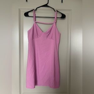 Mini purple dress